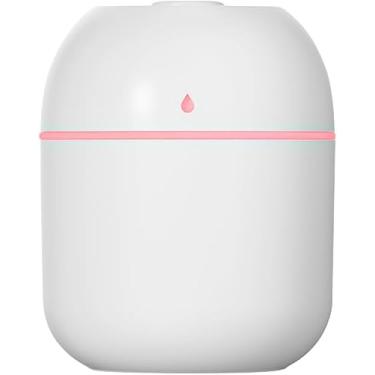 Imagem de Umidificador de Ar Difusor de Ambiente Portátil Ultrassonico USB LED Purificador 220 ml (BRANCO)