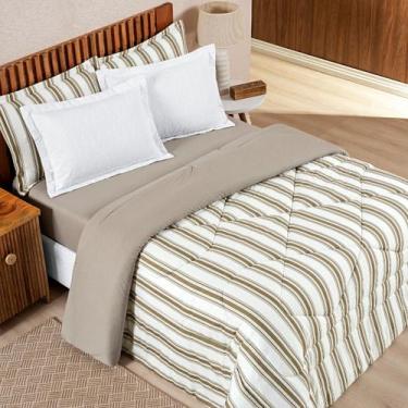 Imagem de Edredom Super King Algodão Malha Marin 01 Peça - BIA ENXOVAIS, Caqui