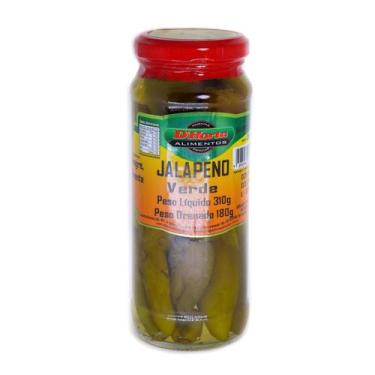 Imagem de Pimenta Jalapeno Verde D'horta 310g Qualidade Premium