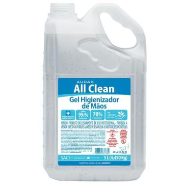 Imagem de Alcool gel 70 antisseptico all clean 5 litros - AUDAXCO
