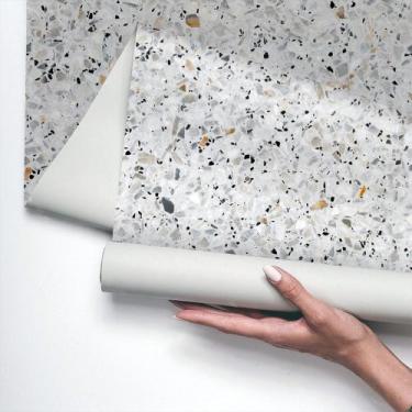 Imagem de Papel de Parede Autocolante Granilite Pedras Sala Quarto Cozinha - Art