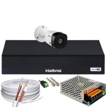 Imagem de Kit Intelbras 1 Cam Full Hd 1220b E Dvr Mhdx 3004-C Sem Hd