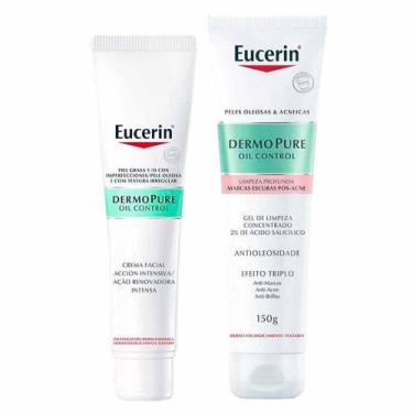 Imagem de Eucerin DermoPure Oil Control Kit - Gel de Limpeza Facial + Creme Faci