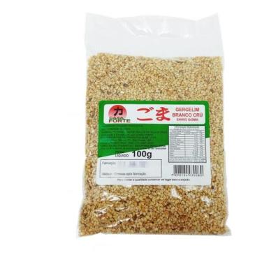 Imagem de Gergelim Branco Crú Shiro Goma 100g - Casa Forte