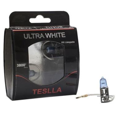 Imagem de Kit lâmpada super branca H3 12v 55w - Teslla