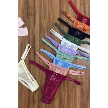 Imagem de Calcinha de Renda /Fio dental com laço -JMartins - Feminino Adulto - C