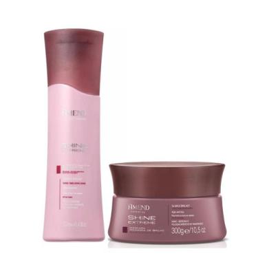 Imagem de Kit Amend Shine Extreme Expertise Condicionador Mascara-In
