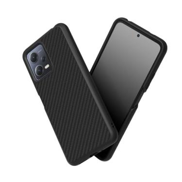 Imagem de RhinoShield Capa compatível com [Redmi Note 12 5G (Global)] | SolidSuit - Capa protetora de design fino absorvente de choque com acabamento fosco premium 3,5 m/proteção contra quedas de 3,4 m - Fibra