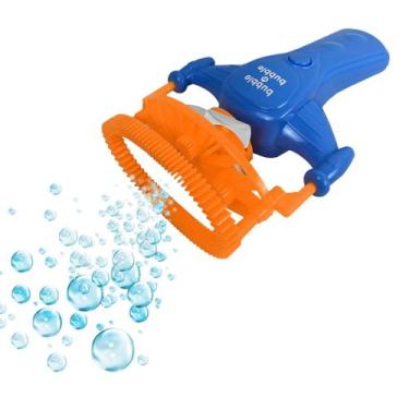 Imagem de Máquina De Fazer Bolhas De Sabão Automático A Pilha Lançador - Bee Toy