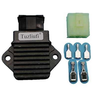 Imagem de Tuzliufi Retificador regulador de tensão compatível com Honda Husqvarna CB250 CB600F CBR600 NT650 VT125 VT250 VT750 VTR1000F XL1000V WRE125 SMS125 TE250 TXC250 TE310 TX. C310 SMR450 SMR510 Z672
