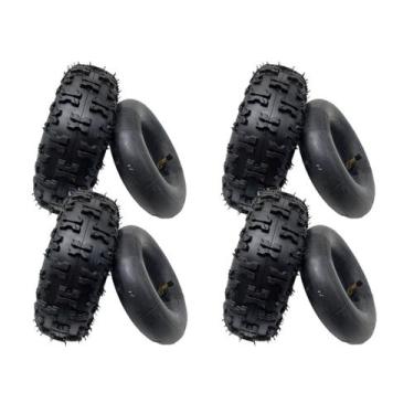 Imagem de Kit 4 Pneu e 4 Câmara de ar 4.10 Aro 4 - FUNX