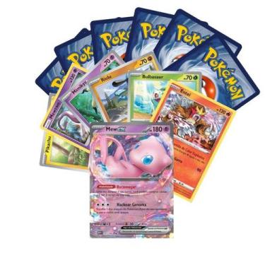 Imagem de 100 Cartas Pokémon + 10 Brilhantes + 1 Ultra Rara Originais - Copag