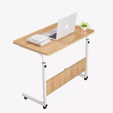Imagem de Mesa Para Notebook Laptop com Altura Ajustável e Rodinhas com Travas -