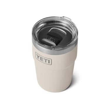 Imagem de YETI Copo empilhável Rambler de 473 ml, isolado a vácuo, aço inoxidável com tampa MagSlider, Taupe