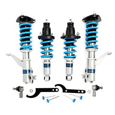 Imagem de FAPO RACING Suspensão de altura ajustável Coilover, mono-tubo, amortecedor ajustável de 16 níveis compatível com Honda Civic 2001-2005 EM ES com Honda Civic SI 2002-2005 EP3 com Acura Integra