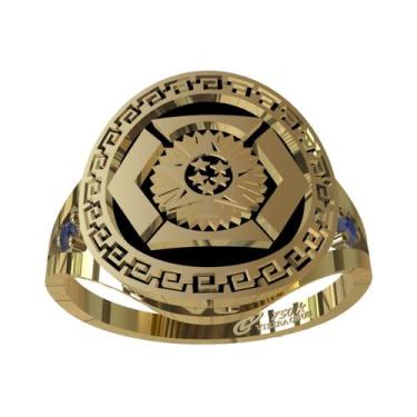 Imagem de Anel de Formatura Gestão Pública em Ouro 18K - Vieira  Cruz Joias, 26,