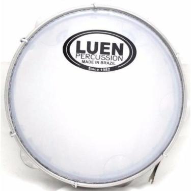 Imagem de Pandeiro luen 10 abs plat inox pele leitosa sortido