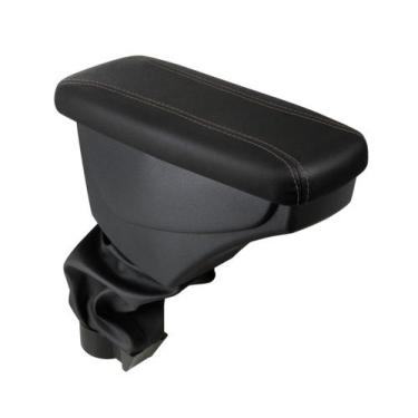 Imagem de Apoio De Braço Strada material sintético Preto Cost. Marrom - GPI Auto