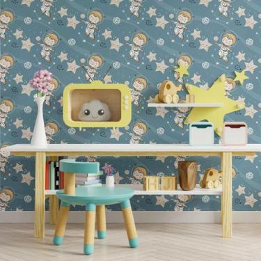 Imagem de Papel De Parede Adesivo Astronauta N09075 0,58x2,5M - Adesivo BR