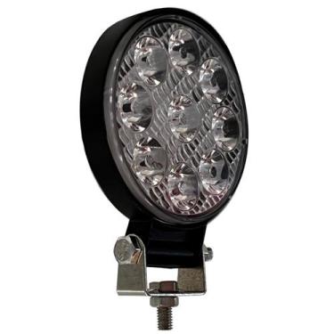 Imagem de Farol de LED Auxiliar redondo 27W 9 Leds Troller Off-Road carro 4x4 LE