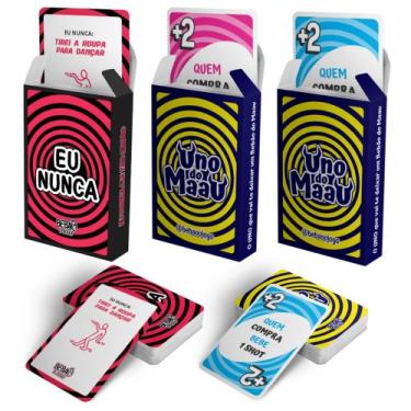 Imagem de Eu Nunca + Uno Do Maau - Jogo de beber - Bebão o Jogo