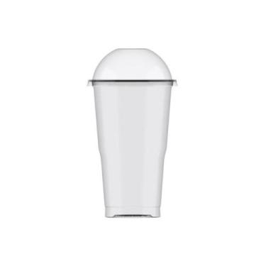 Imagem de Copo Plástico Crystal Bello 300ml Tampa Bolha Plastilânia Pacote 20 un