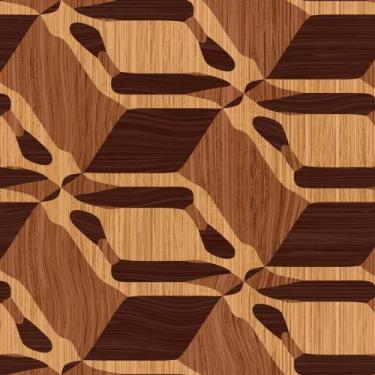 Imagem de PAPEL DE PAREDE DECORATIVO 3D MADEIRA (folha de 300x90 cm) - ATITUDE S