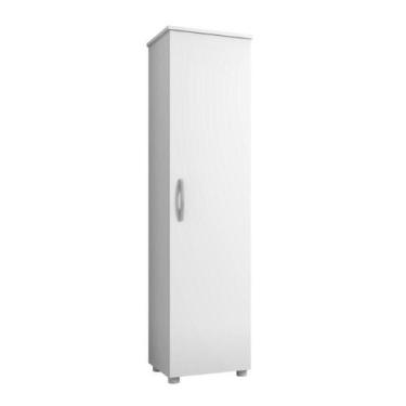 Imagem de Armário Multiuso Jasmim Branco 1 Porta Kaiki Móveis Branco