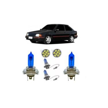 Imagem de Kit Lâmpada Super Branca Escort Alto Baixo Milha - Blue Lion