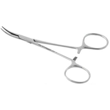 Imagem de PINÇA HALSTEAD MOSQUITO 12 cm CURVA (HEMOSTATICA) - Ascamas