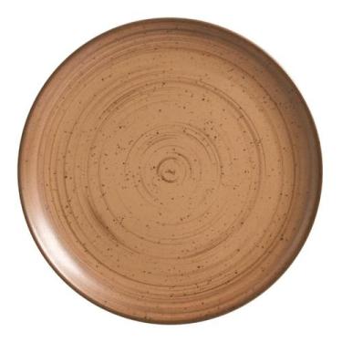 Imagem de Prato De Sobremesa Cerâmica 20cm Kya Terracota Alleanza Rustico