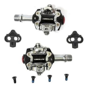 Imagem de Pedal Clip Absolute Rolamentos Selados Bike Mtb Com Tacos