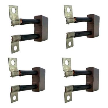 Imagem de Kit 4 Escovas P/ Motor Partida Kb 24v Linha Bsx - Só Elétrica
