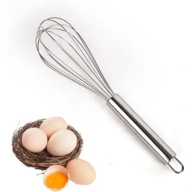 Imagem de Fuê Batedor De Claras Ovos Bolo  Aço Inox Grande 28,5cm