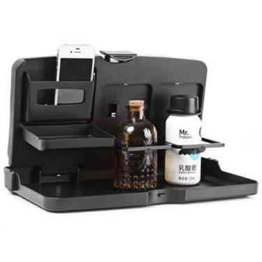 Imagem de Mesinha Portátil Preta Banco Traseiro Organizador Lanches - Yeet