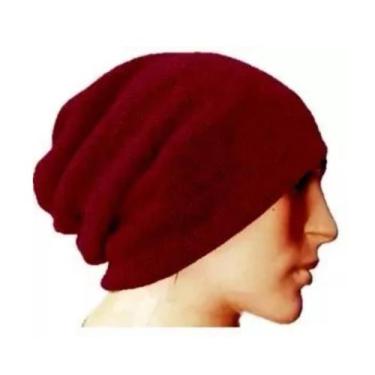 Imagem de Gorro Liso Touca Térmica Tricot De Inverno Básico Casual Unissex - PIE