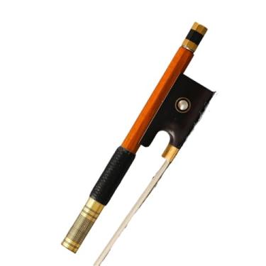Imagem de Arco de violino de madeira vermelha brasileira tamanho 4/4 Arco violino prático