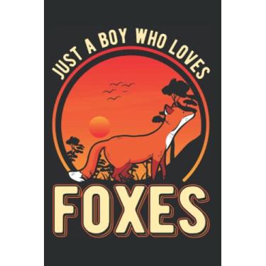 Imagem de Notebook With Foxes: Fox Boy Gift / 6x9 Inches / 120 graph Sites