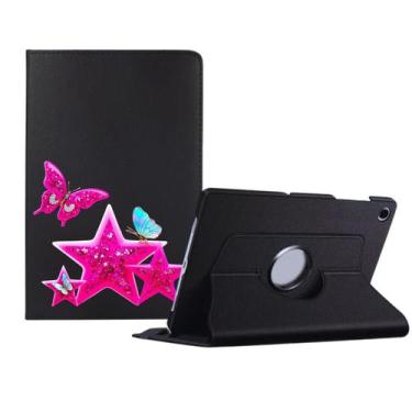 Imagem de Capa Case Giratória 365º estampada para tablet Samsung A9 Plus - DaiCa