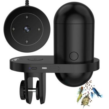 Imagem de Alimentador Automático de Peixes Hygger WiFi HG-082-3 para Aquários