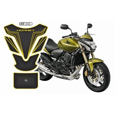 Imagem de Adesivo Protetor De Tanque Moto Hornet  Resinado H555 - Resitank