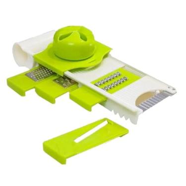 Imagem de Fatiador Ralador Cortador Mandolim 4 Laminas Intercambiáveis