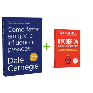 Imagem de Kit 2livros, Como Fazer Amigos e Influenciar Pessoas + O Poder Da Auto