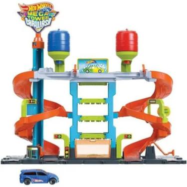 Imagem de Hot Wheels Pista City Lava-Rápido Mega Torre Color Shifter - Mattel