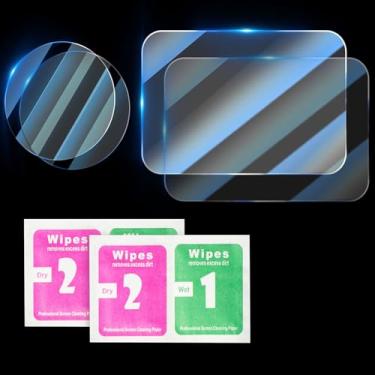 Imagem de Película de vidro temperado para tela inteira, película de vidro temperado HD para câmera de ação compatível com Insta360 GO3S/GO3, à prova de poeira e antiarranhões