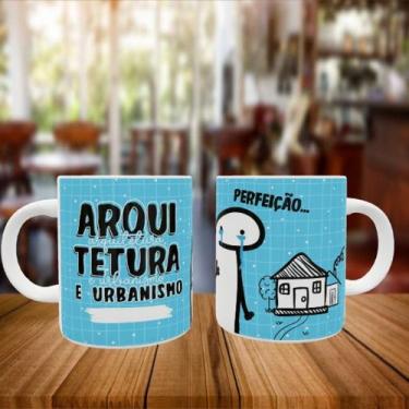 Imagem de Caneca Personalizada Flork Profissão Arquitetura Urbanismo - PrintPain