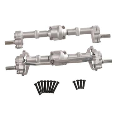 Imagem de Colaxi Kits de atualização dos eixos de portal dianteiro e traseiro para 1/12 D90 D91 LC79 MN MODELO, Prata