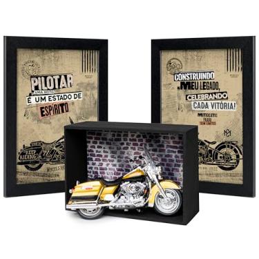 Imagem de Miniatura Moto HD Maisto - Kit Motociclista (Road King)