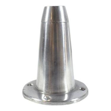 Imagem de Kit 4 Pés De Mesa Alumínio Com Regulador 10 Cm - AZ135
