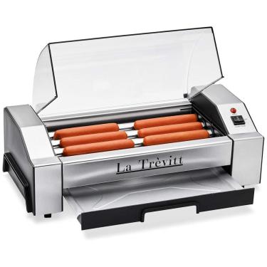 Imagem de Máquina de Hot Dog, 6 Salsichas, Aço Inox, 230W, 110v, LA TREVITT, Prateado